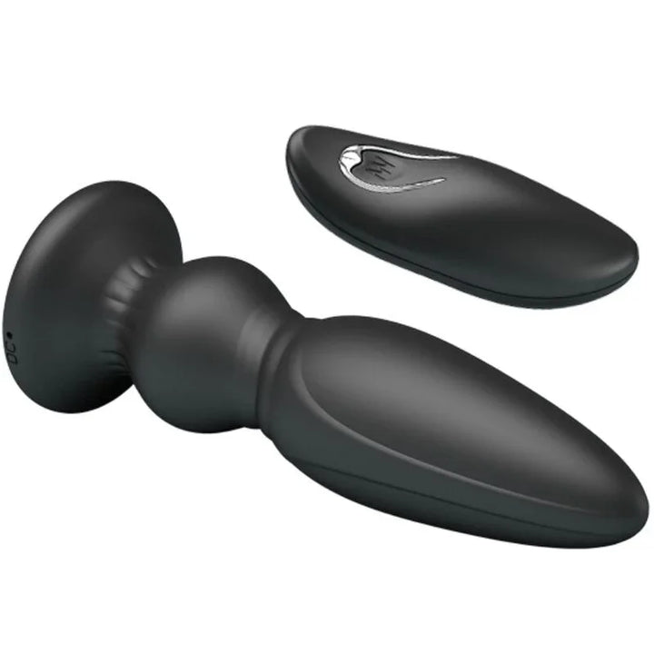 MR PLAY - VIBRADOR POTENTE CONTROL REMOTO ANAL PLUG NEGRO - Nuvica