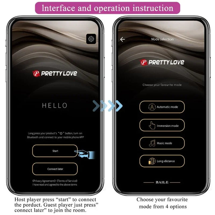 PRETTY LOVE - ELVIRA KEGEL BALLS APP CONTROL REMOTO MORADO - Nuvica