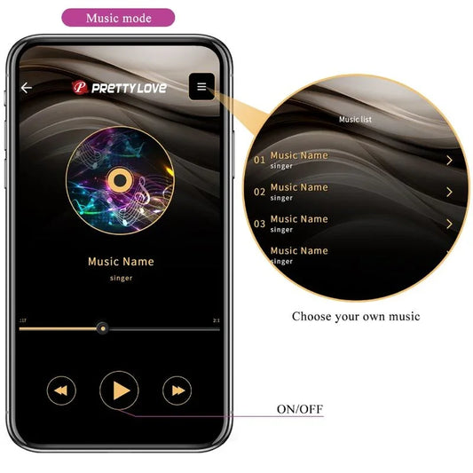 PRETTY LOVE - ELVIRA KEGEL BALLS APP CONTROL REMOTO MORADO - Nuvica