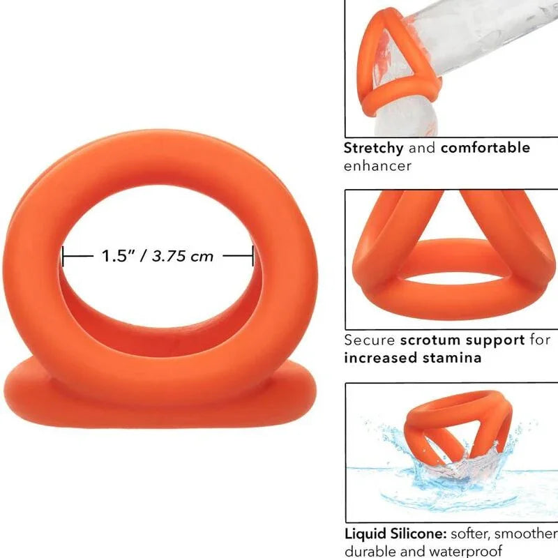 CALEXOTICS - ALPHA TRIPLE ANILLO NARANJA - Nuvica