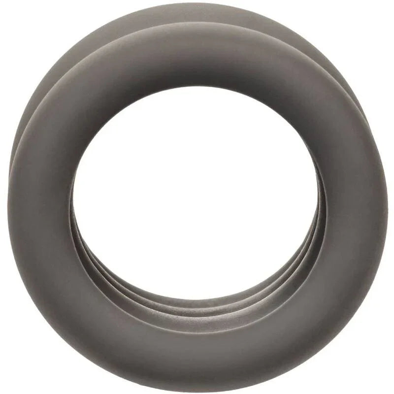 CALEXOTICS - ALPHA ANILLO EXTENSIÓN ESCROTO DOBLE NEGRO - Nuvica