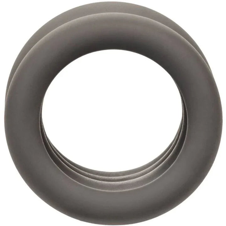 CALEXOTICS - ALPHA ANILLO EXTENSIÓN ESCROTO DOBLE NEGRO - Nuvica