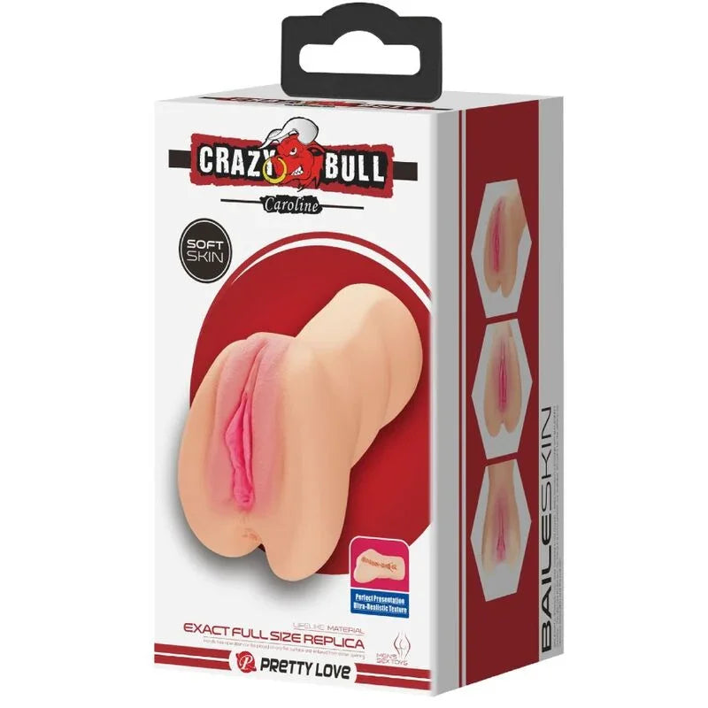 CRAZY BULL - CAROLINE MASTUBADOR EN FORMA DE VAGINA - Nuvica