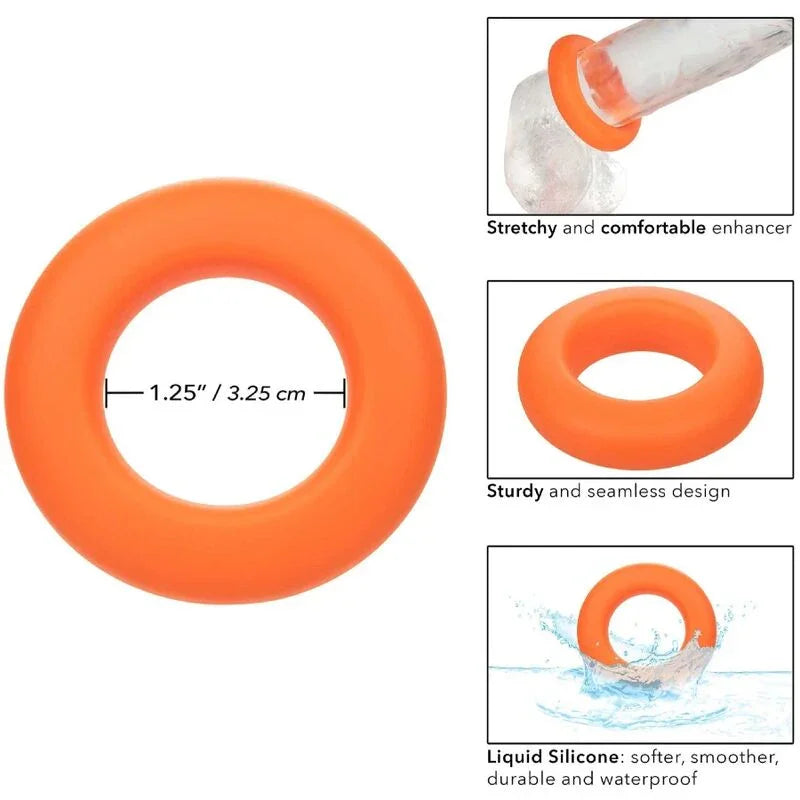 CALEXOTICS - ALPHA ANILLO PROLONG GRANDE NARANJA - Nuvica