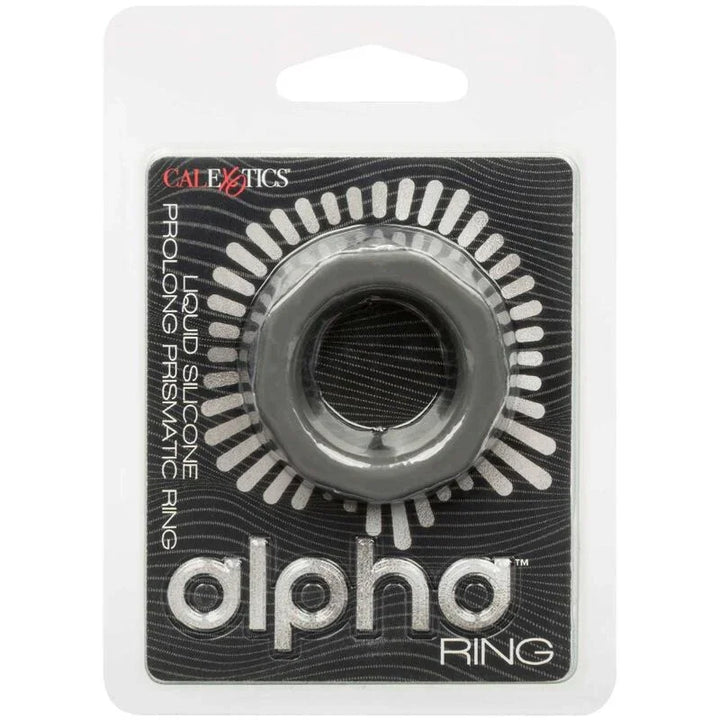 CALEXOTICS - ALPHA ANILLO PROLONG PRISMTICO GRIS - Nuvica