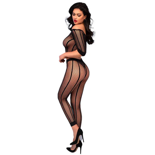 CHILIROSE - CR 4647 TOP & LEGGINS NEGRO S/M - Nuvica