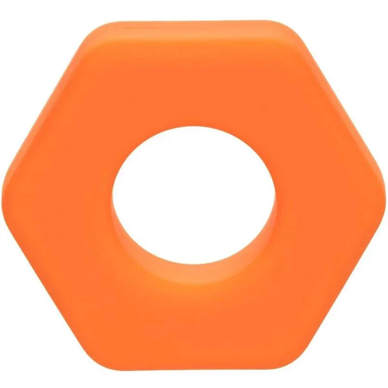 CALEXOTICS - ALPHA ANILLO PROLONG SEXGONO NARANJA - Nuvica