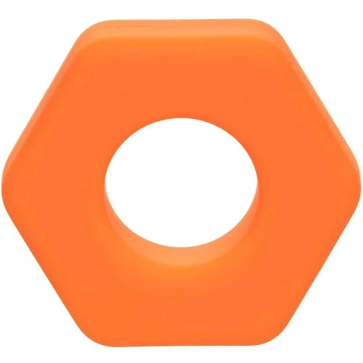 CALEXOTICS - ALPHA ANILLO PROLONG SEXGONO NARANJA - Nuvica