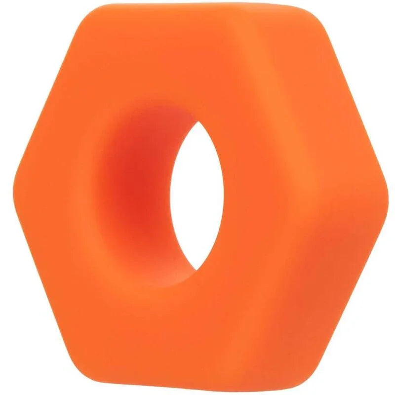 CALEXOTICS - ALPHA ANILLO PROLONG SEXGONO NARANJA - Nuvica