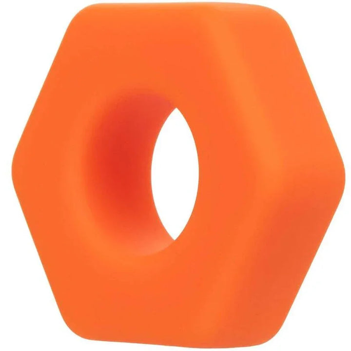 CALEXOTICS - ALPHA ANILLO PROLONG SEXGONO NARANJA - Nuvica