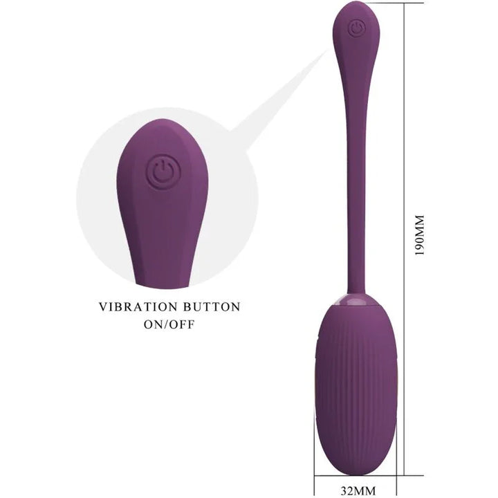 PRETTY LOVE - DOREEN HUEVO VIBRADOR RECARGABLE LILA - Nuvica