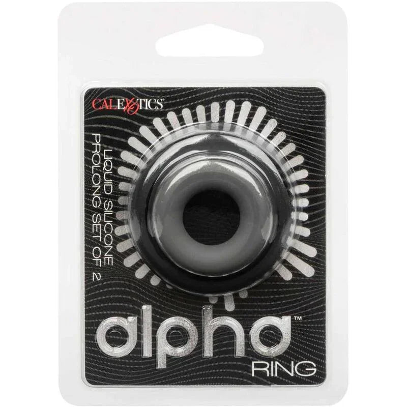 CALEXOTICS - ALPHA SET DE 2 ANILLOS PROLONG GRIS - Nuvica