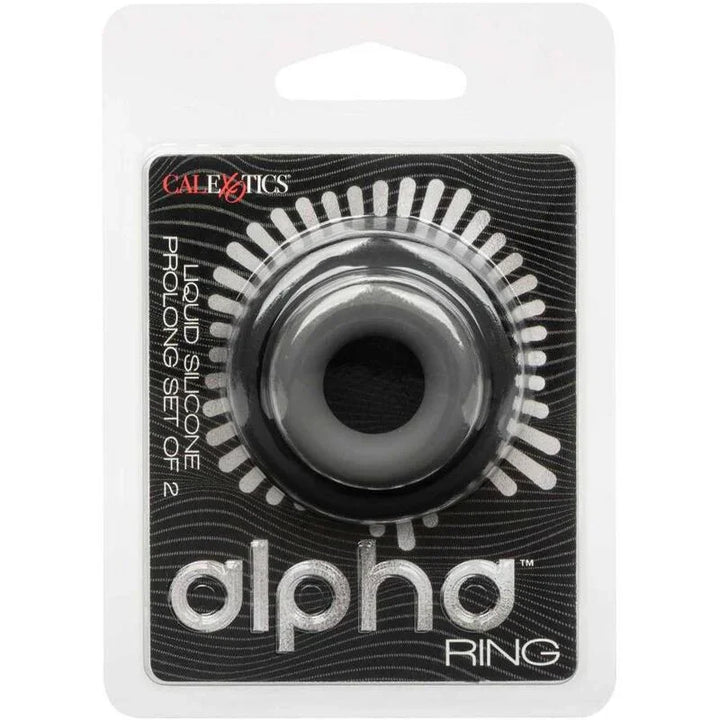 CALEXOTICS - ALPHA SET DE 2 ANILLOS PROLONG GRIS - Nuvica