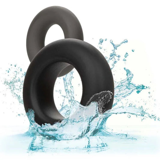 CALEXOTICS - ALPHA SET DE 2 ANILLOS PROLONG GRIS - Nuvica