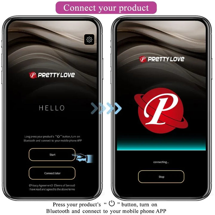 PRETTY LOVE - AUGUST VIBRADOR DOBLE PLACER APP REMOTE - Nuvica