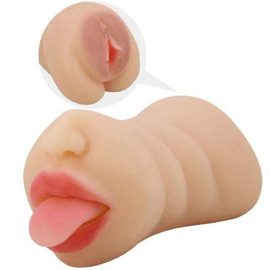 CRAZY BULL - SARAH MASTUBADOR EN FORMA DE VAGINA DOBLE ENTRADA - Nuvica