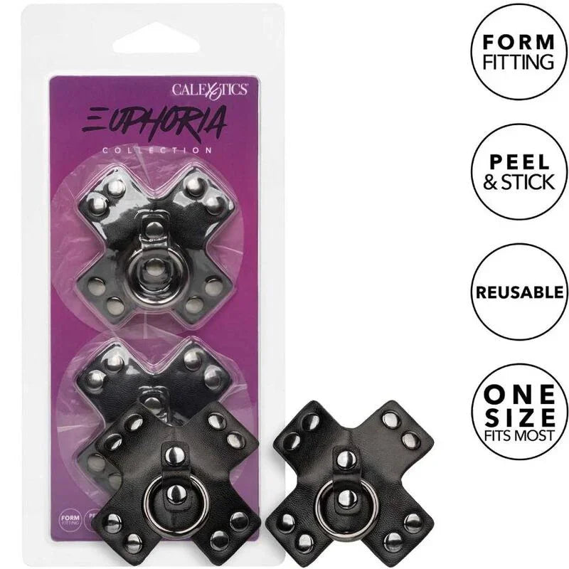 CALEXOTICS - EUPHORIA PEZONERAS JUNTA TÓRICA NEGRO - Nuvica