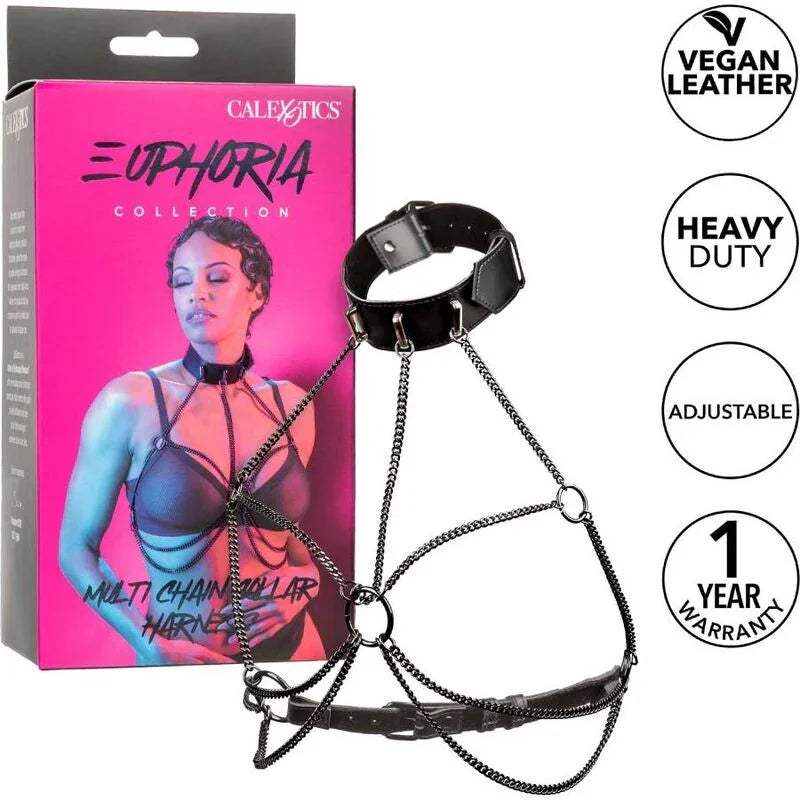 CALEXOTICS - EUPHORIA ARNÉS DE CUELLO DE CADENA - Nuvica