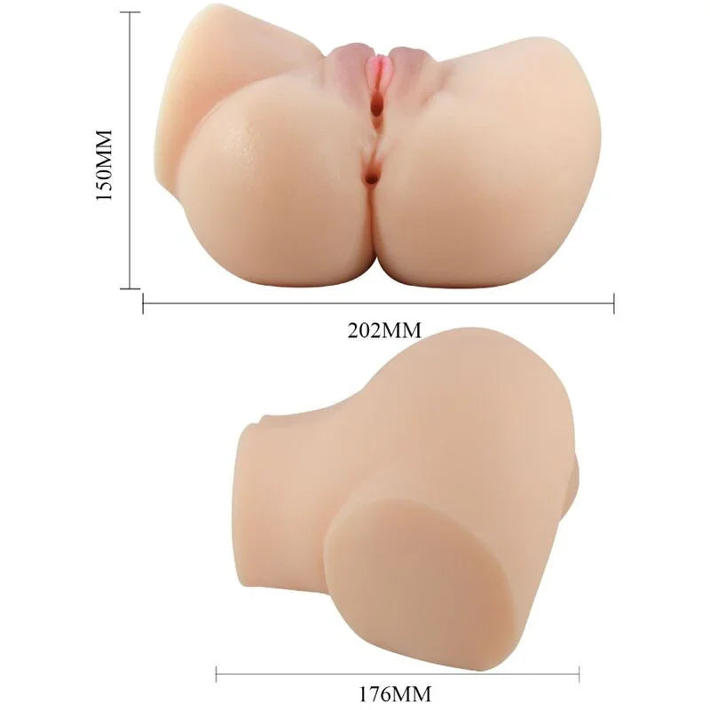 CRAZY BULL - VAGINA Y ANO REALÍSTICOS VIBRADOR EMILIA - Nuvica