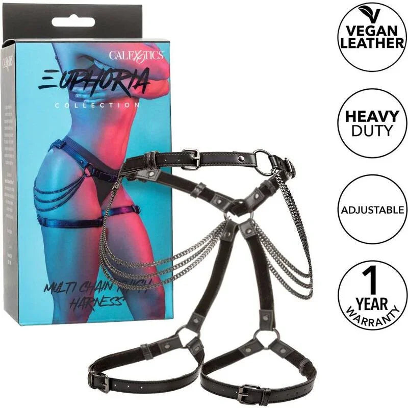 CALEXOTICS - EUPHORIA ARNÉS DE MUSLO CADENA - Nuvica
