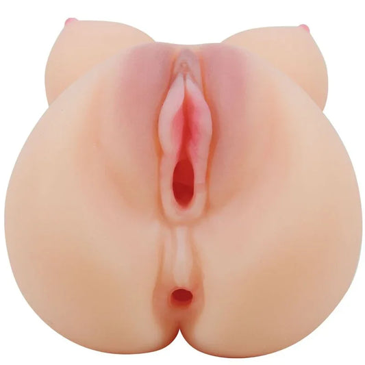CRAZY BULL - VAGINA Y ANO REALÍSTICOS VIBRADOR HANNAH - Nuvica