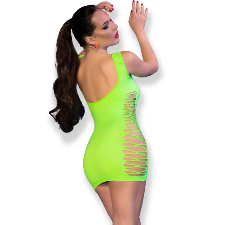 CHILIROSE - CR 4618 VESTIDO VERDE S/M - Nuvica