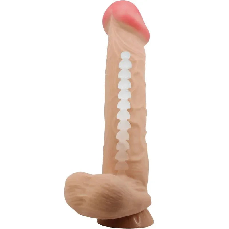 PRETTY LOVE - SLIDING SKIN SERIES DILDO REALÍSTICO CON VENTOSA PIEL DESLIZANTE 26 CM - Nuvica