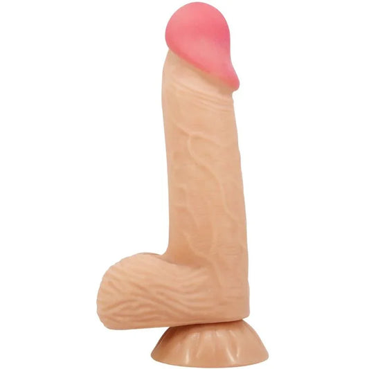 PRETTY LOVE - SLIDING SKIN SERIES DILDO REALÍSTICO CON VENTOSA PIEL DESLIZANTE 20.6 CM - Nuvica