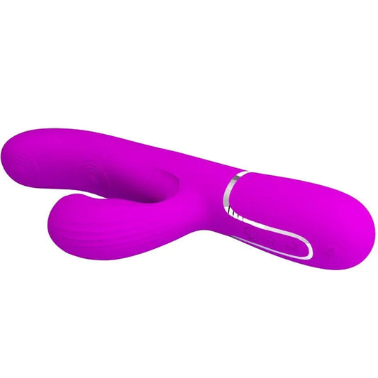 PRETTY LOVE - PERLITA VIBRADOR PUNTO G 3 EN 1 MULTIFUNCIÓN VIOETA - Nuvica