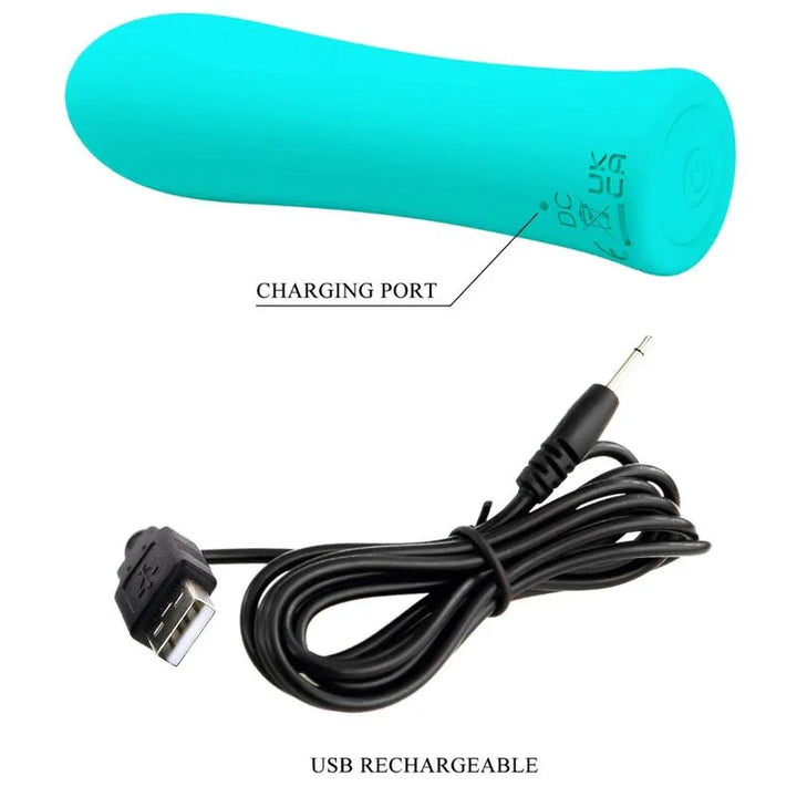 PRETTY LOVE - ALFREDA VIBRADOR SUPER POWER VERDE AGUA - Nuvica