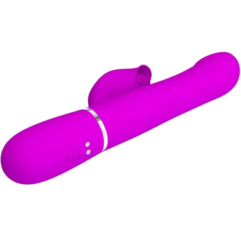 PRETTY LOVE - VIBRADOR RABBIT PERLAS VIOLETA - Nuvica