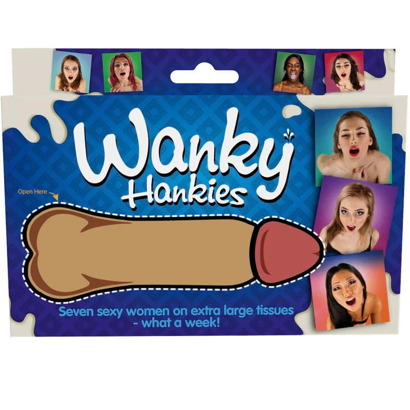 SPENCER & FLEETWOOD - WANKY HANKIES 7 PAÑUELOS EXTRA GRANDES MUJERES - Nuvica
