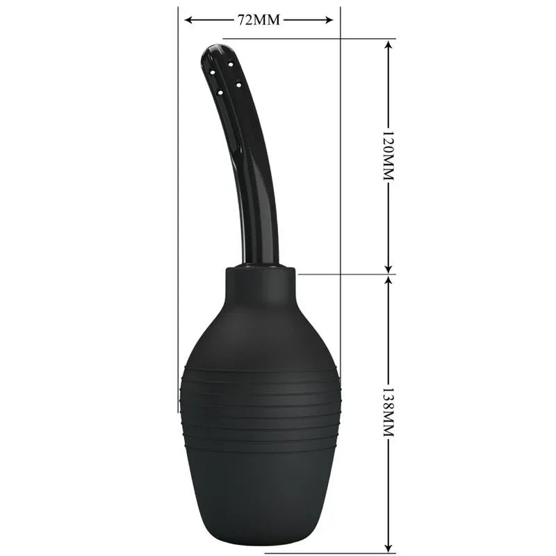 MR PLAY - DUCHA ANAL BLKC SUPER POWER NEGRO - Nuvica