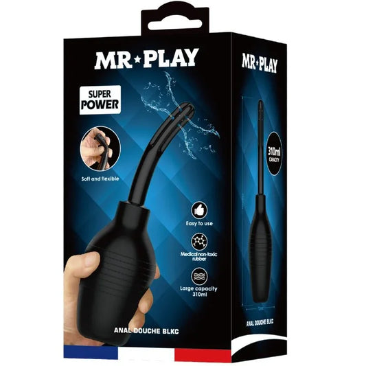 MR PLAY - DUCHA ANAL BLKC SUPER POWER NEGRO - Nuvica