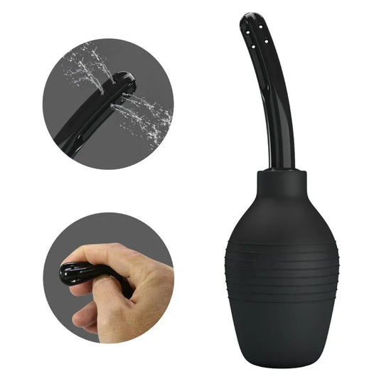 MR PLAY - DUCHA ANAL BLKC SUPER POWER NEGRO - Nuvica