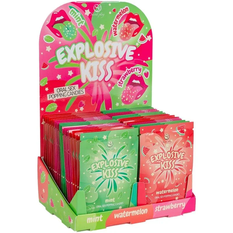 SECRET PLAY - EXPOSITOR CARAMELOS EXPLOSIVOS (48 UNIDADES) - Nuvica