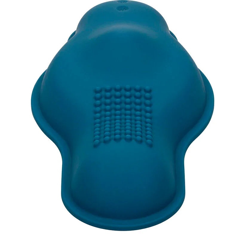 CALEXOTICS - RIDER MASAJEADOR DOBLE MOTOR CONTROL REMOTO AZUL - Nuvica