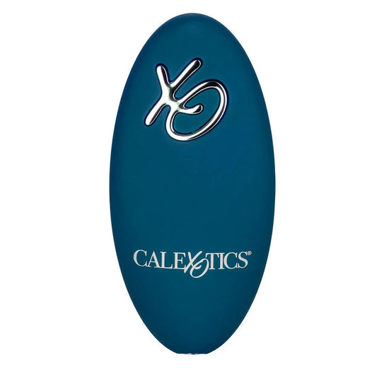 CALEXOTICS - RIDER MASAJEADOR DOBLE MOTOR CONTROL REMOTO AZUL - Nuvica