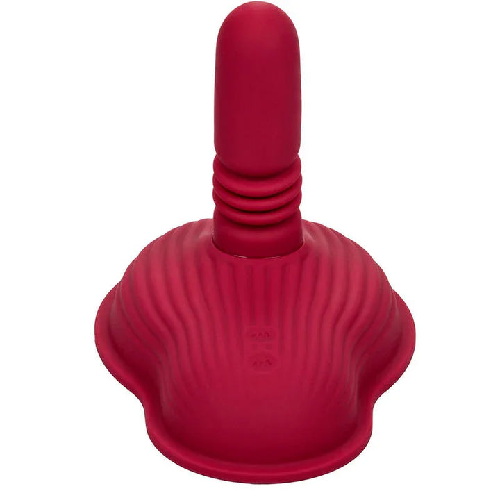 CALEXOTICS - RIDER MASAJEADOR DOBLE MOTOR CONTROL REMOTO ROJO - Nuvica