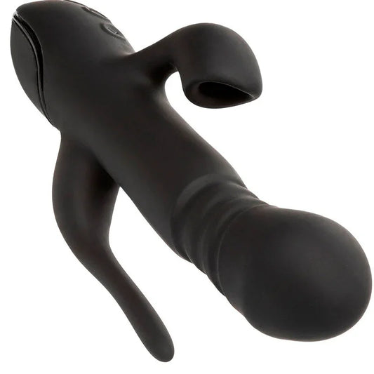 CALEXOTICS - VIBRADOR TRIPLE EUPHORIA NEGRO - Nuvica