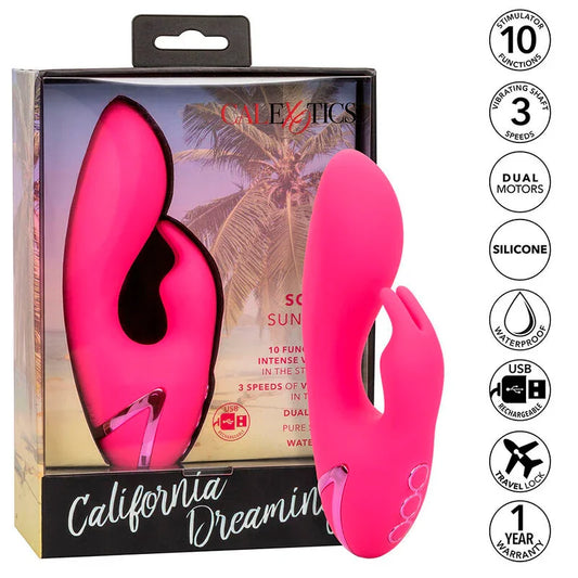 CALEXOTICS - SO. CAL SUSHINE VIBRATOR RABBIT FUCSIA BY CALIFORNIA DREAMING - Nuvica