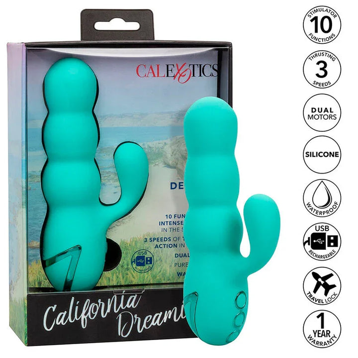 CALEXOTICS - DEL MAR DIVA VIBRADOR RABBIT VERDE AGUA BY CALIFORNIA DREAMING - Nuvica
