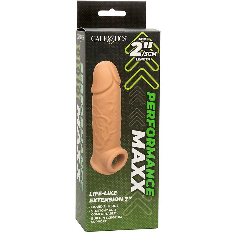 CALEXOTICS - PERFORMANCE MAXX EXTENSIÓN REALISTA 7 PIEL CLARO - Nuvica