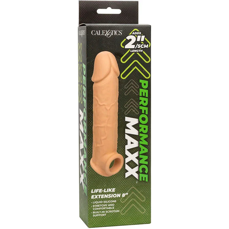 CALEXOTICS - PERFORMANCE MAXX EXTENSIÓN REALISTA 8 PIEL CLARO - Nuvica