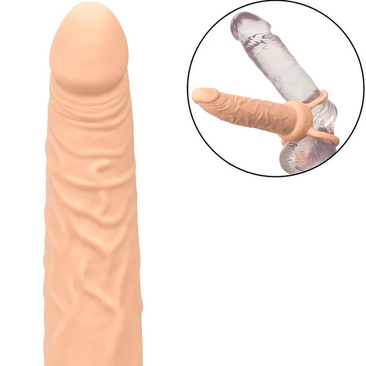 CALEXOTICS - PERFORMANCE MAXX DOBLE PENETRADOR RECARGABLE PIEL CLARO - Nuvica