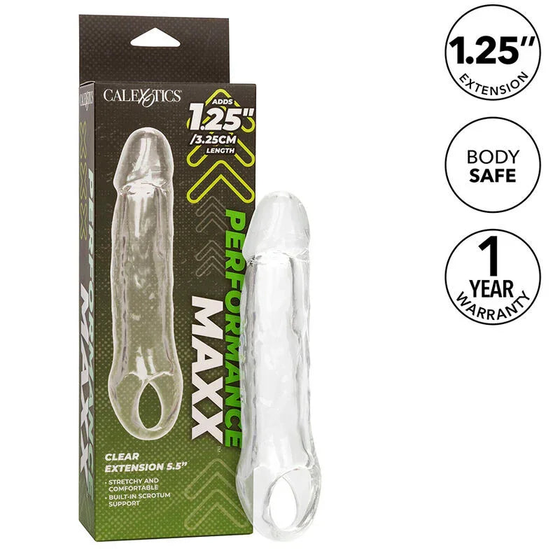 CALEXOTICS - PERFORMANCE MAXX EXTENSIÓN CLARA 5,5 TRANSPARENTE - Nuvica