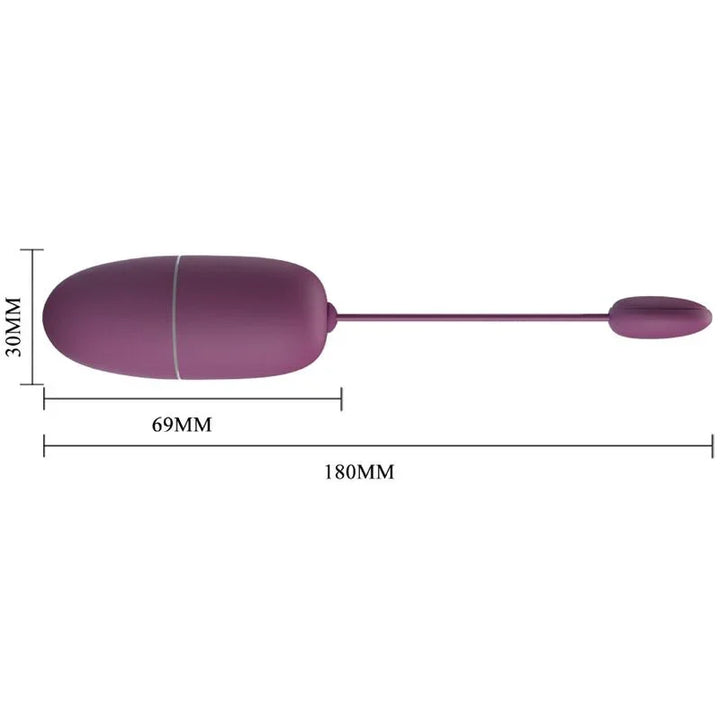 PRETTY LOVE - NYMPH HUEVO VIBRADOR CONTROLADO POR APP LILA - Nuvica