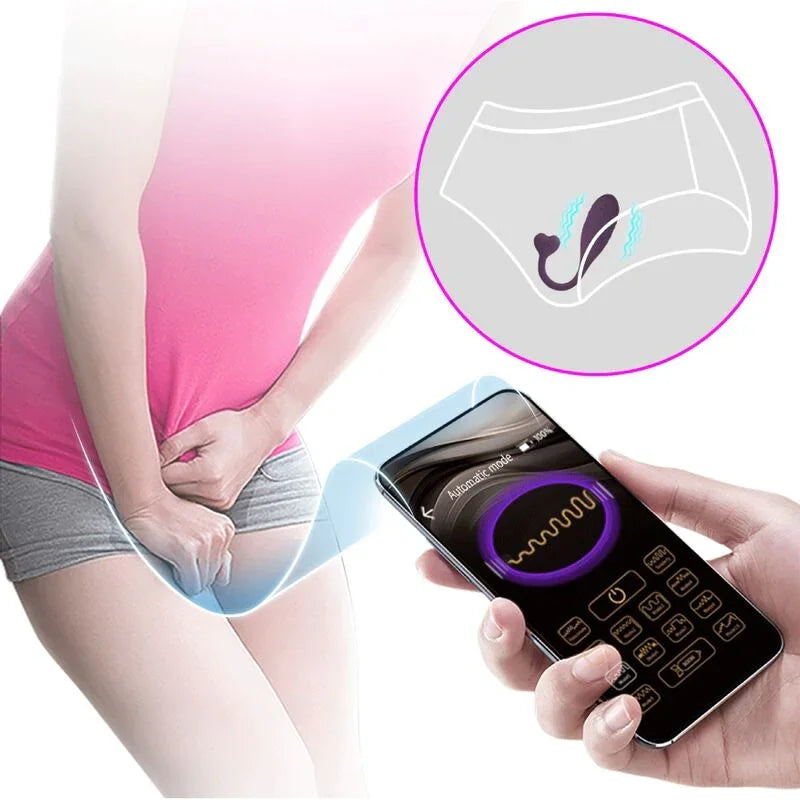 PRETTY LOVE - FISHERMAN HUEVO VIBRADOR LILA CONTROLADO POR APP - Nuvica