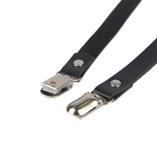 SUBBLIME - ARNÉS DE PIERNA CADENA CUERO NEGRO TALLA ÚNICA - Nuvica