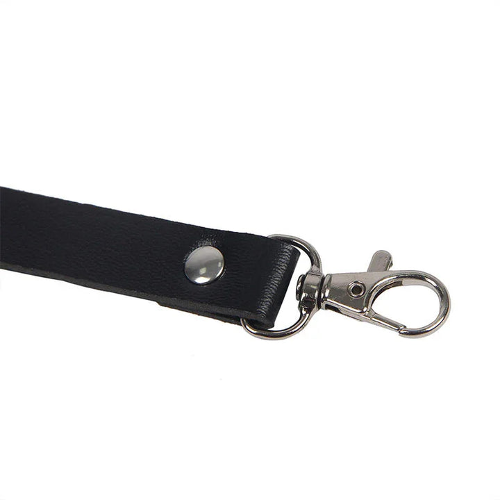 SUBBLIME - ARNÉS DE CUERPO CORREAS AJUSTABLE CUERO NEGRO TALLA ÚNICA - Nuvica